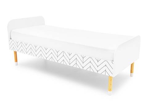 Кровать Stumpa Классика с рисунком Ёлочки