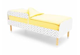 Кровать Stumpa Классика с бортиком рисунок Ёлочки