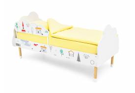 Кровать Stumpa Облако с бортиком рисунок Шале