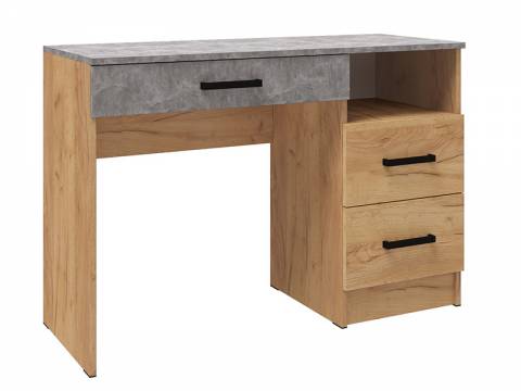 Стол косметический Асти дуб крафт золотой/ателье светлое