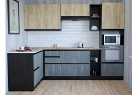 Кухонный гарнитур Адажио мега прайм 1500х2700 мм