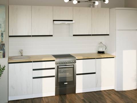 Кухонный гарнитур Амели мега 2500 мм