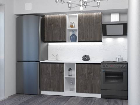 Кухонный гарнитур Ноктюрн нормал 1500 мм