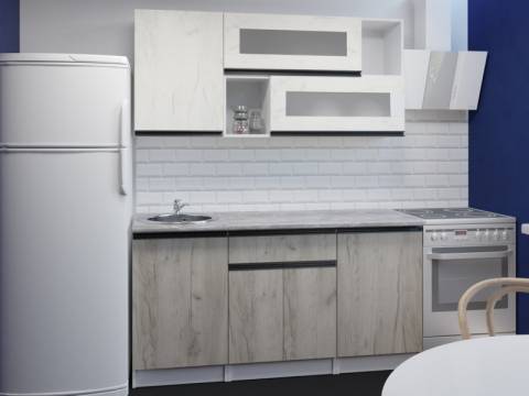 Кухонный гарнитур Паола стандарт 1600 мм