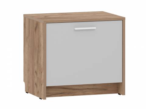 Тумба для обуви Нортон НМ 013.23 Серый Камень, Дуб Крафт Табачный