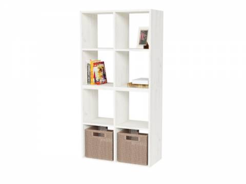 Стеллаж 8 секций дуб грей