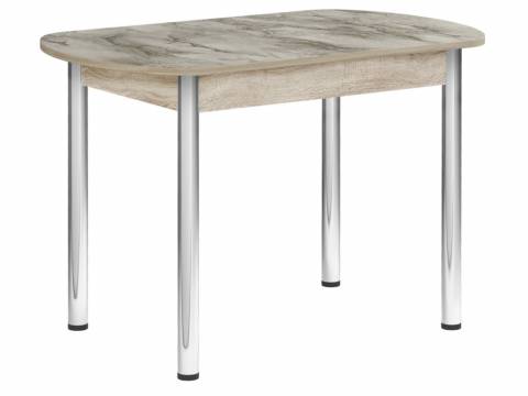 Стол Европейский Пластик Хром базальт