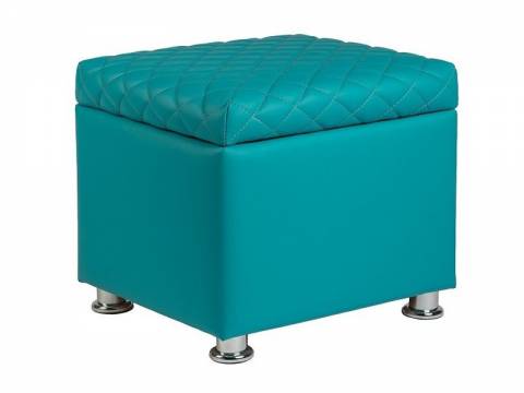 Пуф с крышкой Вега бирюзовый