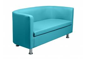 Диван кожаный Марс бирюзовый