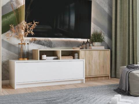 Тумба под ТВ с выступом Эдем-1 секция №25