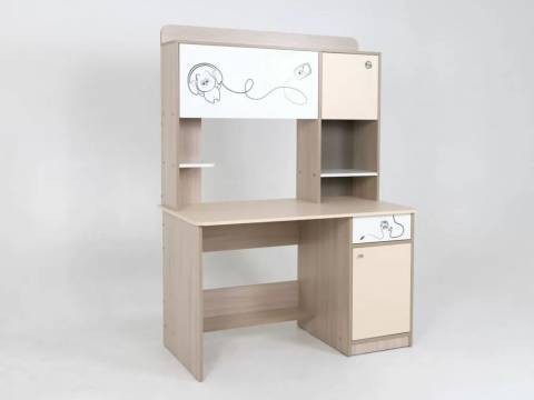 Стол компьютерный Котофей Ясень Шимо Светлый