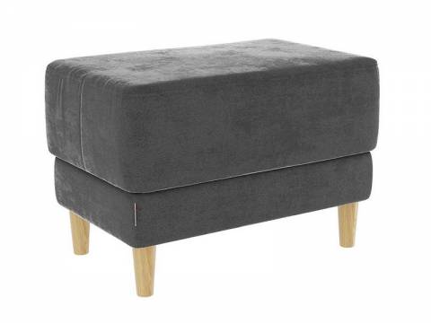 Пуф Рондо 2 велюр графит