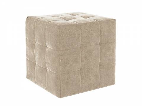 Пуф Рубик 2 велюр капучино