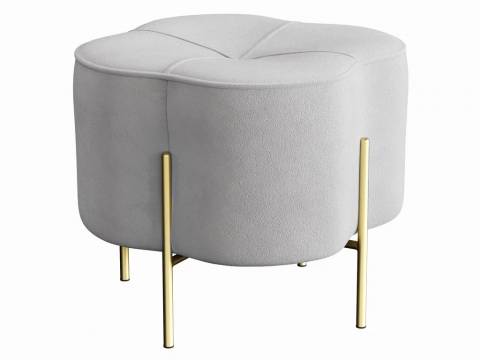 Пуф Кантри велюр ultra smoke