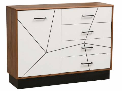 Комод 54.08 Гамма фасад белый