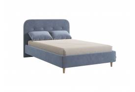 Кровать 1200 Лео велюр топаз