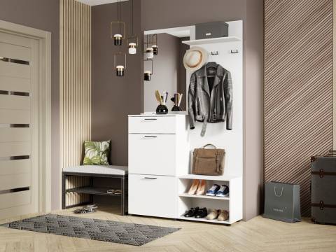 Прихожая Монтана белый