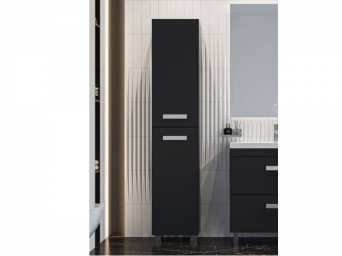 Пенал напольный Orlando 190 серый