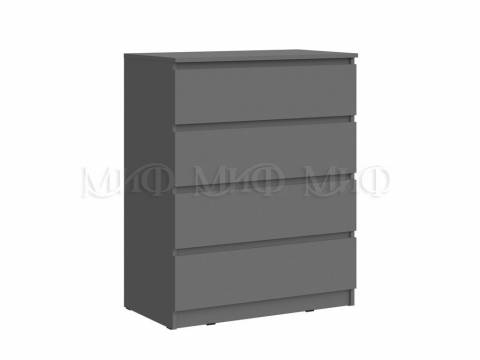Комод 800 4 ящика Челси Графит