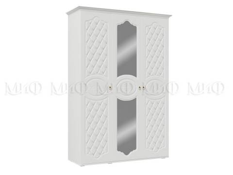 Шкаф 3-х створчатый Престиж Белый матовый