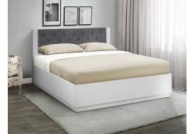 Кровать Венеция 12.2 1400 с ортопедическим основанием велюр 032