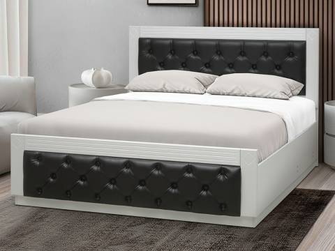 Кровать Венеция 13.1 1200 с подъемным механизмом кожзам венге