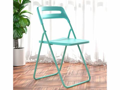Стул раскладной OKC-1331 голубой