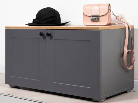 Тумба 13.257 Остин Серый Графит