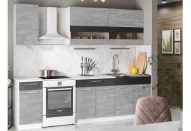 Кухонный гарнитур Маша 2000 бетонный-каменный уголь
