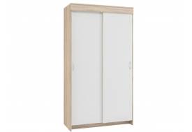 Шкаф-купе двухстворчатый Бассо дуб сонома/белый