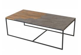 Стол журнальный Китч Дуб американский/серый бетон