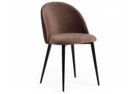 Стул Monro mod. 710 коричневый barkhat 12/черный