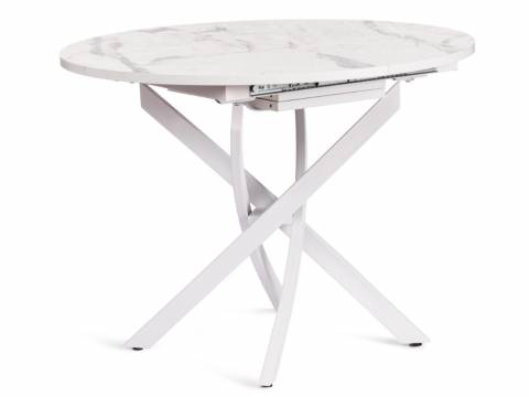 Стол Manzana Мрамор светлый