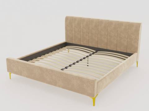 Кровать Рошаль 1200 бежевый
