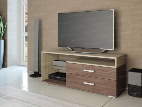 Тумба TV 2 ЛДСП Ясень Шимо