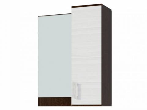 Полка с зеркалом Ника ПЗ800 Венге-Лоредо