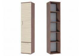 Шкаф бельевой Ника ШБ500 Ясень Шимо темный-светлый