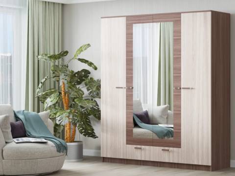 Шкаф Адель 1600 Ясень Шимо