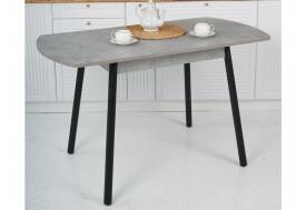 Стол раздвижной Виннер мини Бетон/Черный