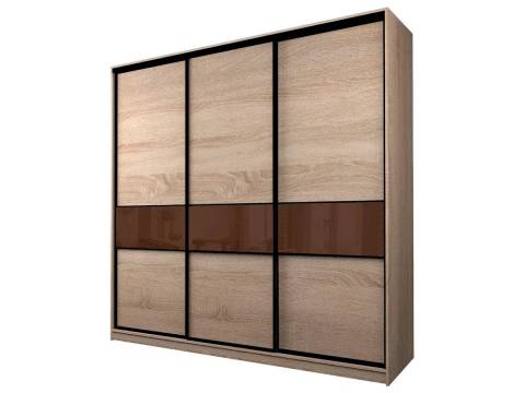 Шкаф-купе Max МШ-25-6-27-999 пленка Oracal шоколад
