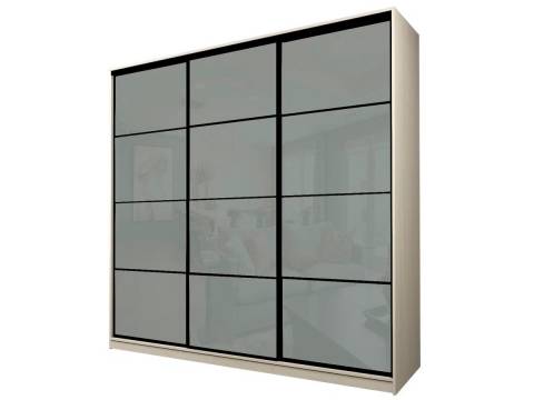 Шкаф-купе Max МШ-27-6-24-222 пленка Oracal светло-серая