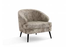 Кресло Марсель микровелюр фреска пепельный