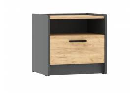 Тумба прикроватная Оттавия НМ 011.15 Антрацит