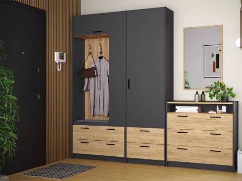 Прихожая Оттавия Антрацит