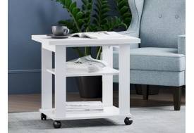 Стол журнальный Консул НМ 011.67 Х Белый текстурный