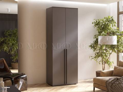 Шкаф двухстворчатый Норд 800 графит МГ