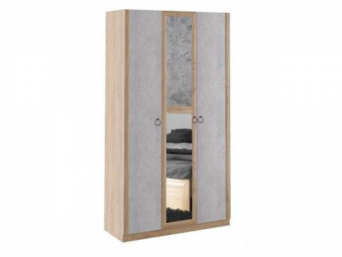 Шкаф трехстворчатый Глэдис М23 Дуб золото