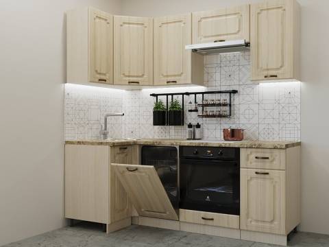 Кухонный гарнитур 18 Грецкий орех 1000х2050