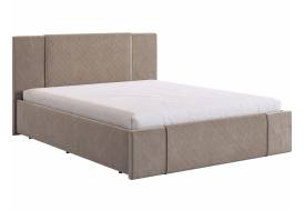 Кровать 1600 Хлоя велюр латте