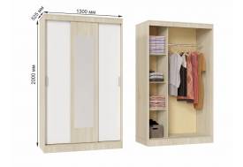 Шкаф-купе с зеркалом Бари